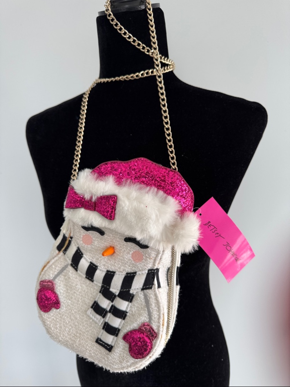 Betsey Johnson snow girl crossbody.